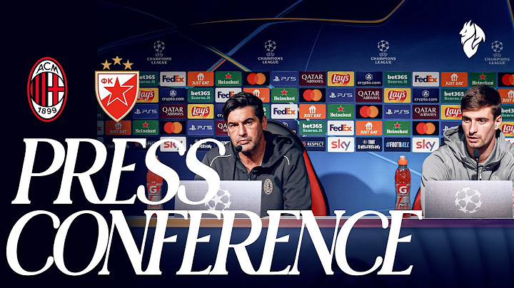 Coach Fonseca and Matteo Gabbia's Press Conference | Champions League