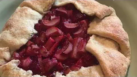 Strawberry  Rhubarb Crostata