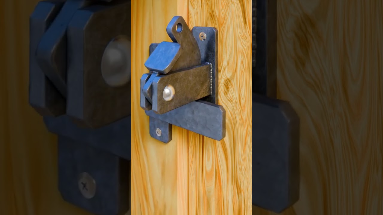 Auto locking door latch for doors 🔒😯