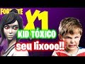 FORTNITE - X1 COM HATER TÓXICO QUE ME CHAMOU DE LIXO