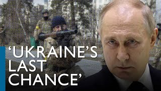 Ukraine's counteroffensive is their 'last hope' of taking back territory