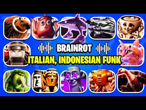 Guess ITALIAN & INDONESIAN BRAINROT FUNK Edition | Tung Tung Sahur Funk, Bombardino Crocodilo Funk