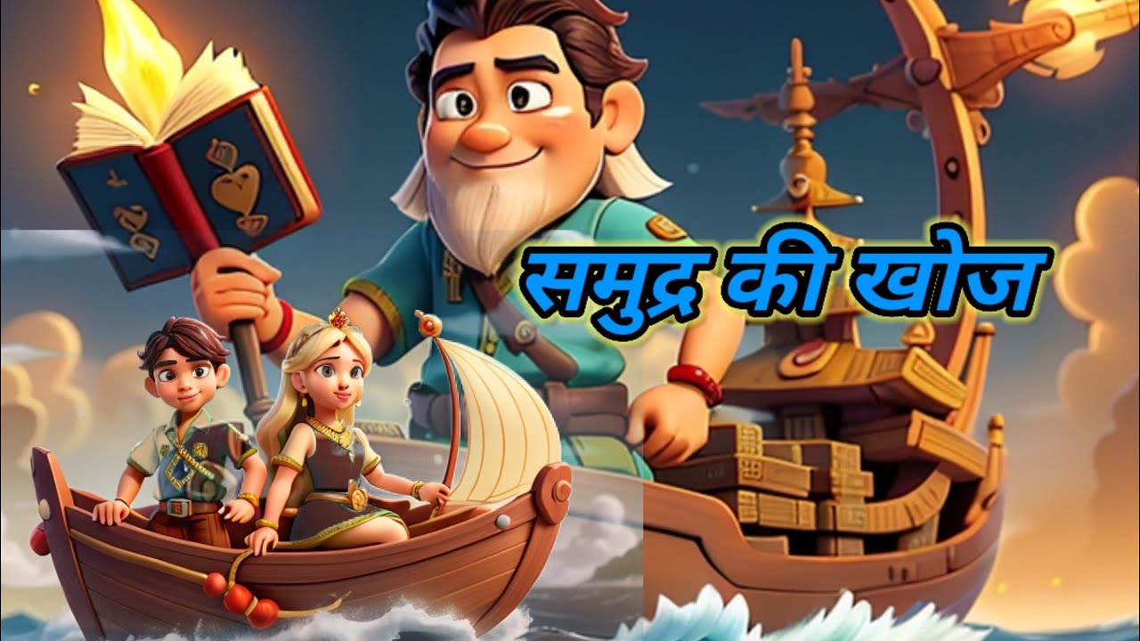 3D video hindi khani//समुद्र की खोज की कहानी// new hindi kahani