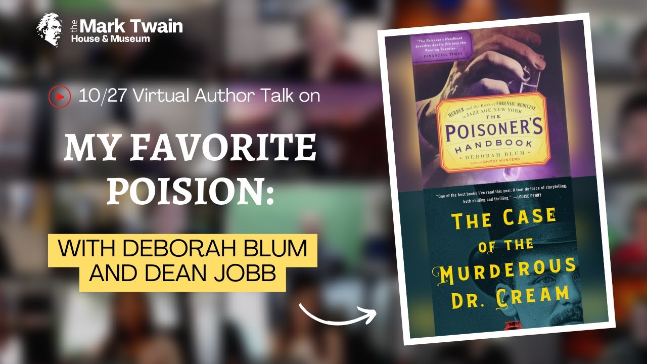 MY FAVORITE POISON with Deborah Blum