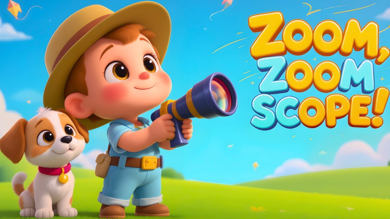 🚀✨ Zoom, Zoom, Scope Adventure | Fun Space Rhyme & Learning Poem for Kids
