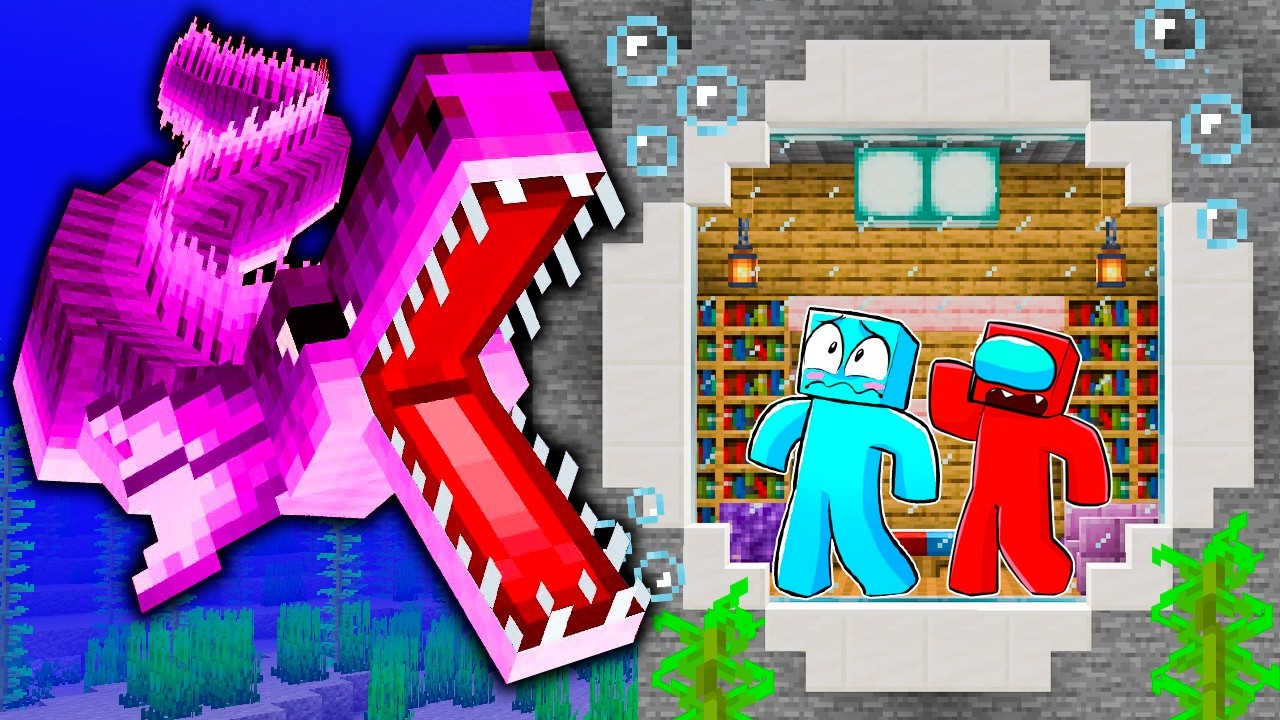 Construí una BASE SUBMARINA para Protegerme de un TIBURÓN MUTANTE!