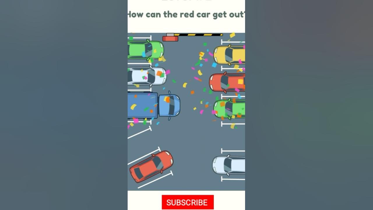 How can the red car get out Dop2Delete one part game utubeshorts 