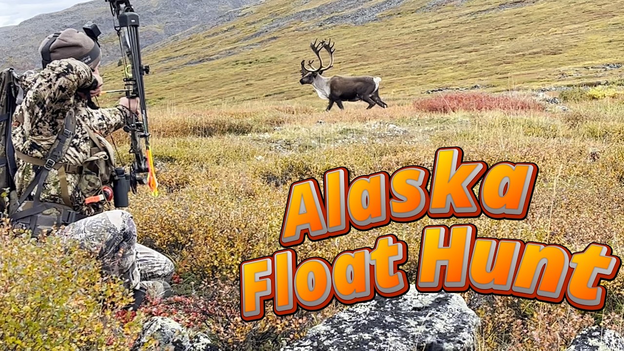 Охота на карибу на Аляске! Стрельба из лука и винтовки, плавание и перетаскивание