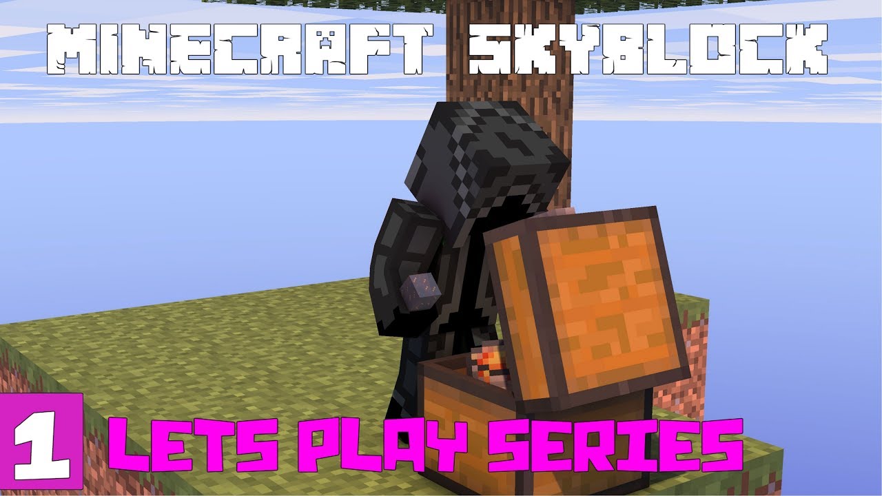 Minecraft Skyblock Let's Play Episode 1! Exploring the Island! - YouTube