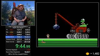 Chip 'n Dale Rescue Rangers 2 NES speedrun in 19:44 by Arcus