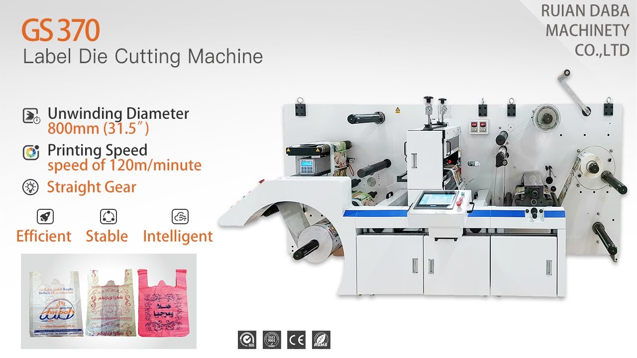 How does the semi rotary die cutting machine perform flexo and die-cutting work？