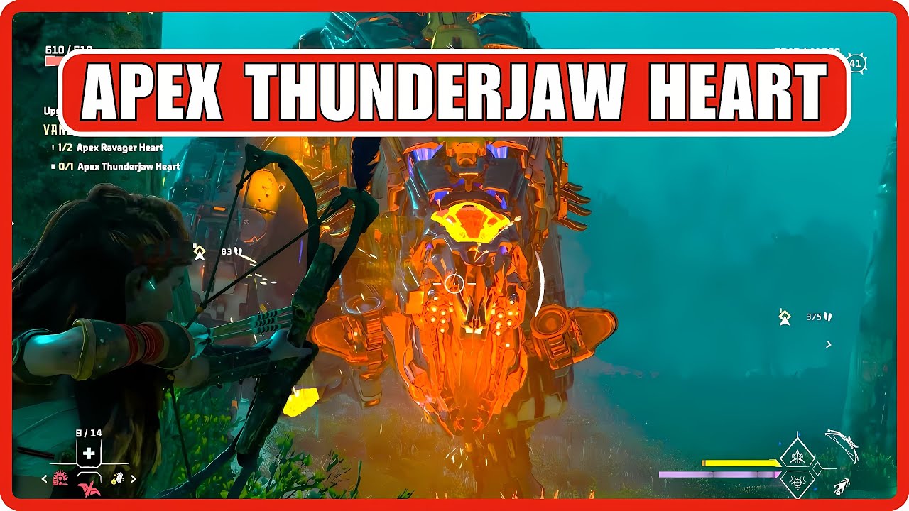 How to Get Apex Thunderjaw Heart in Horizon Forbidden West - YouTube