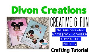 Custom Notebook covers| DIY Notebooks | Detailed video | Part 2