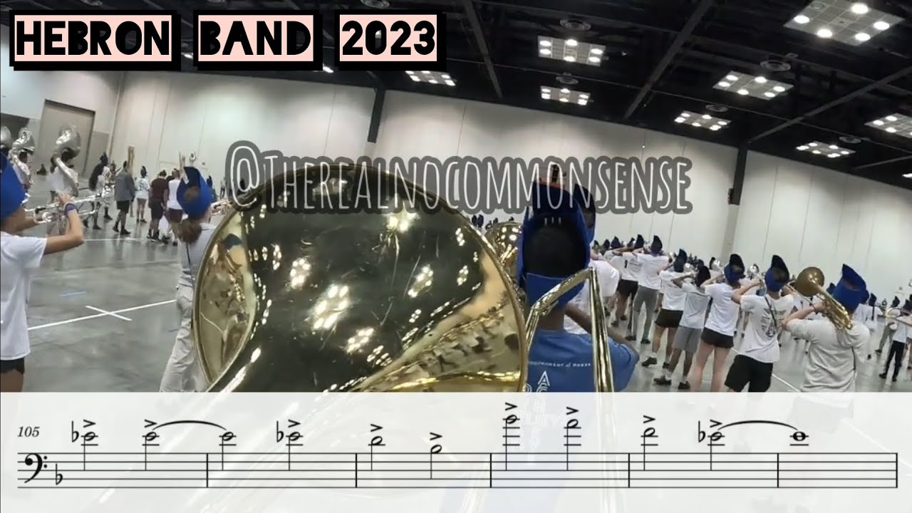 Hebron Band 2023 Lead Trombone Transcription