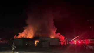 Fire at Lufkin's Crown Colony golf cart shop February 7, 2026