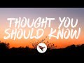 Miniature de la vidéo de la chanson Thought You Should Know