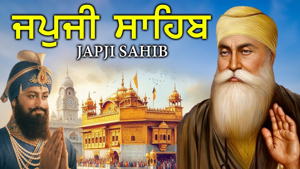 Morning Prayer (ਜਪੁਜੀ ਸਾਹਿਬ )Japji Sahib- ਬਹੁਤ ਹੀ ਮੀਠੀ ਆਵਾਜ਼ ਵਿਚ -Lyrical Video #punjabi #japjisahib