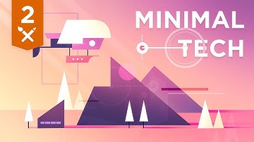 Drawing in: Minimal Tech Style