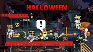 Dan The Man: New Halloween Event (Trick Or Treat Level 🎃) All Secret Areas
