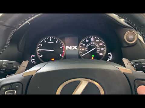 Reset maintenance message after engine oil change 2020 Lexus NX300