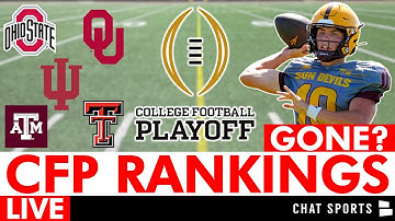 College Football Playoff Top 25 Rankings 2025 LIVE