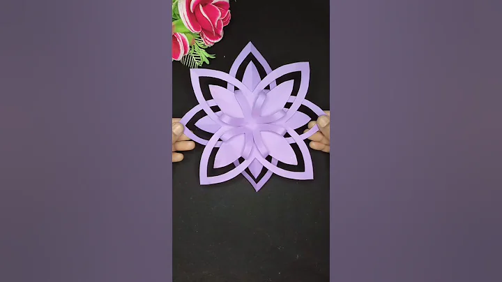 How to make paper crafts flower ideas for kids | Kids Crafts Video 😲 #shorts #easycraftswithsabbo