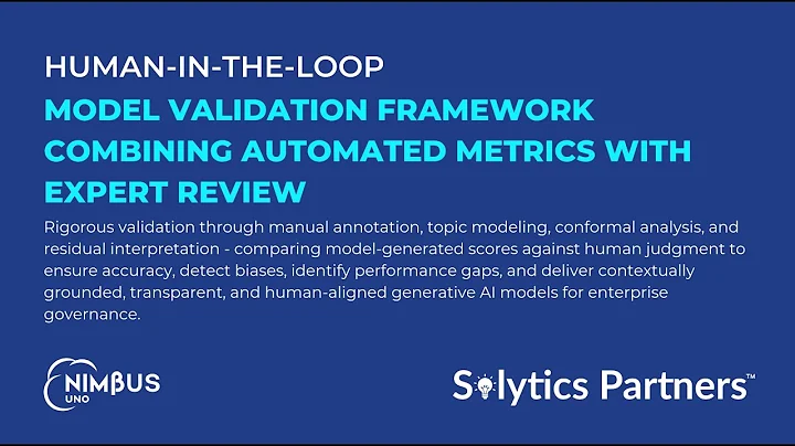 Human-in-the-Loop Evaluation with NIMBUS Uno | AI Testing, Interpretability & GenAI Reliability