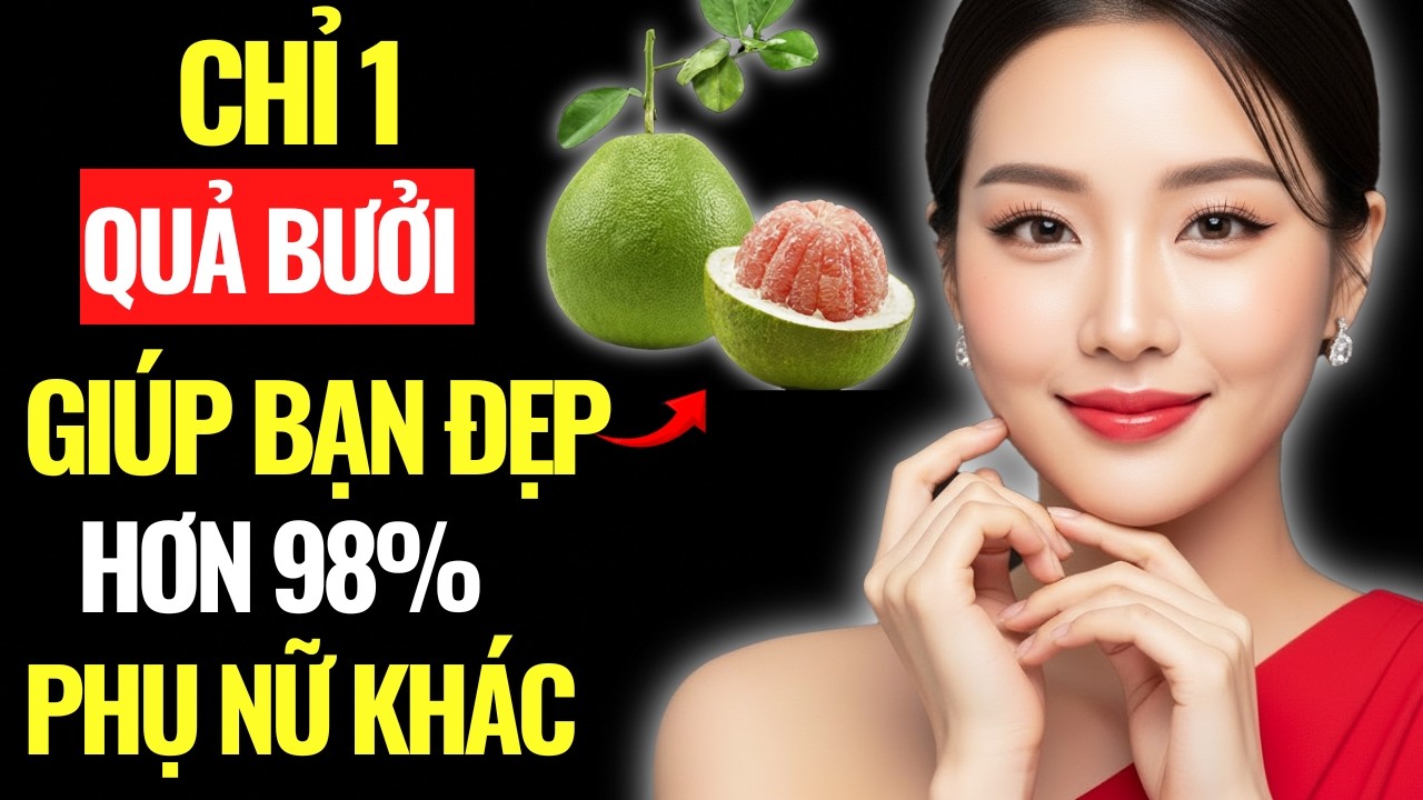 Chỉ 1 Quả Bưởi Lại Giúp Bạn Đẹp Hơn 98% phụ nữ Khác:  7 Bí Mật Làm Đẹp Sẽ Được Bóc Tách Ngay Sau Đây