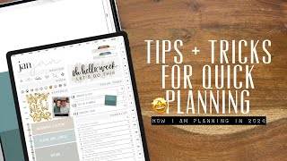 My Digital Planner setup for 2024 | How I am planning in 2024 |  TIPS FOR BEGINNERS