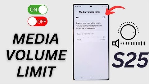 🎧 Max Volume or Safe Listening? Control Media Limit on Galaxy S25/S25+/Edge/Ultra