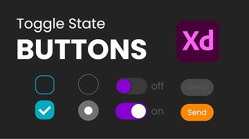 Basic Toggle State Buttons Adobe XD