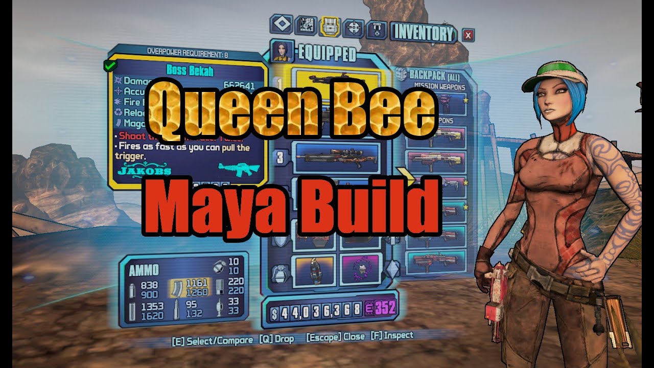 Borderlands 2 Queen Bee Build Showcase (w/ Download) YouTube