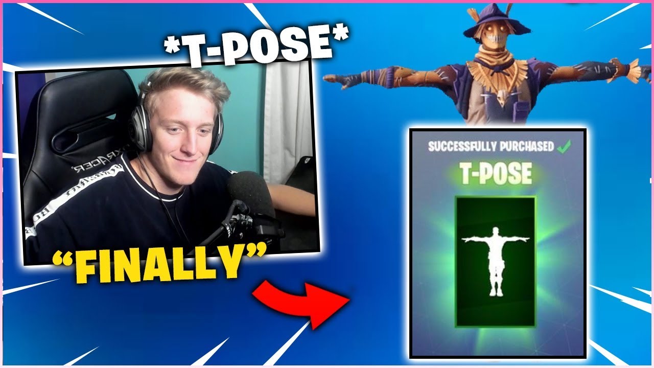 TFUE Finally Buys *T-POSE* Emote From Item Shop!