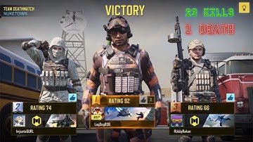 23 KILLS 1 DEATH in Call of Duty®: Mobile