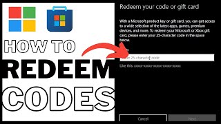 How to Redeem Game Code in Microsoft Store! [Updated]