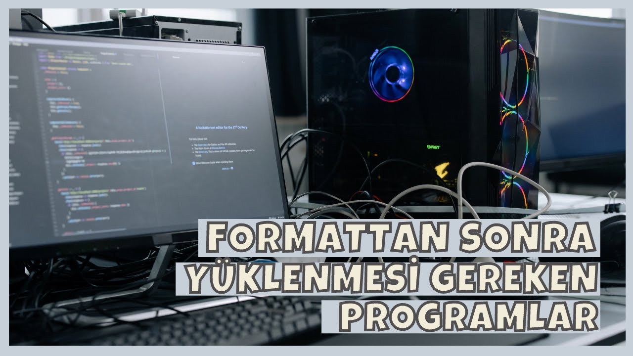 Formattan Sonra Yüklenmesi Gereken Programlar - 2022 - YouTube