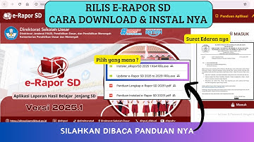 AKHIRNYA | RILIS ERAPOR SD VERSI 2025.1 | CARA DOWNLOAD DAN INSTALL NYA