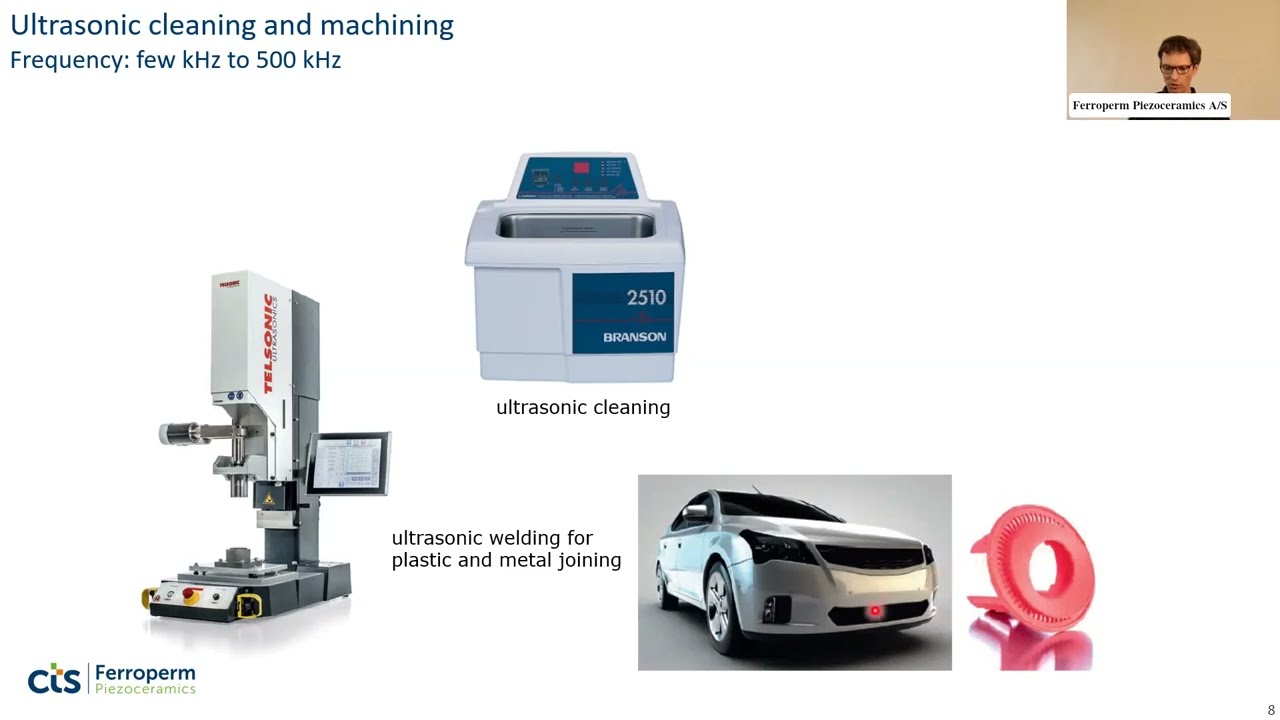 Applications of Piezoelectric Materials - Ferroperm Piezoceramics Webinars 2022