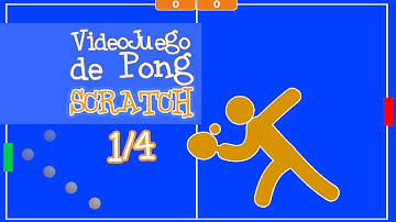 Programación con Scratch del VideoJuego de Pong (1/4)