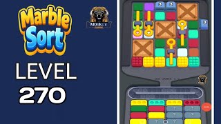 Marble Sort very hard level 270 walkthrough solution