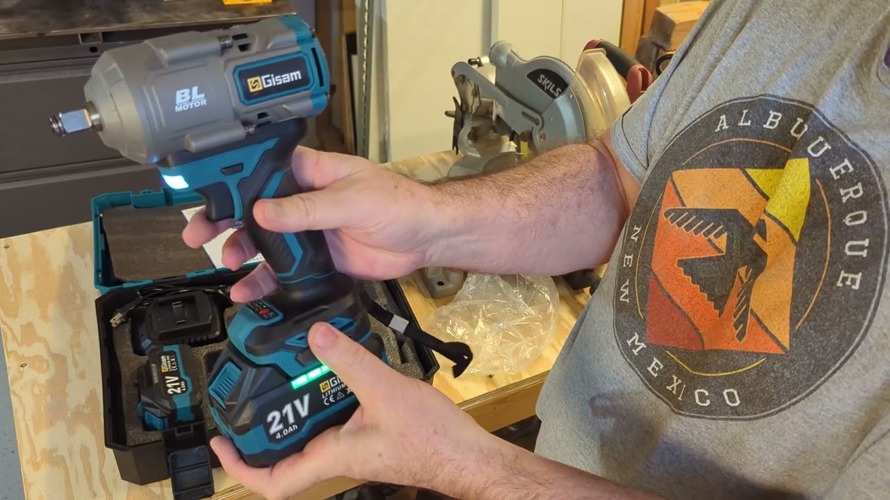 Первые впечатления от беспроводного ударного гайковерта Gisam