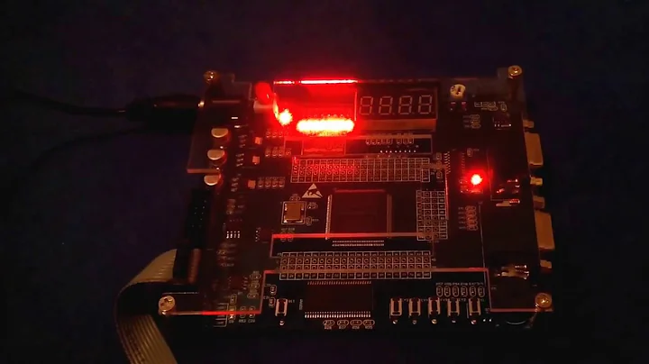 FPGA - sequential blinking.
