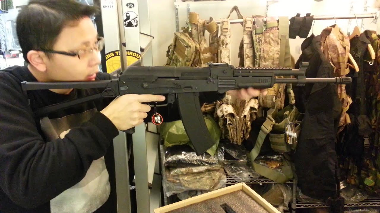 Ktr Rifle KTR rifle 司馬040J AEG AK - YouTube