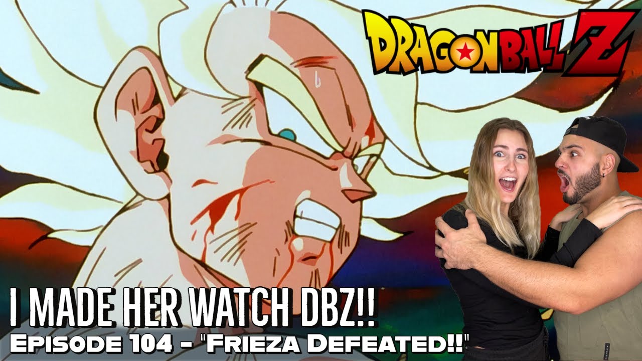 Cátia reagindo a FREEZA SENDO CORTADO (Dragon Ball Z EP 104) 