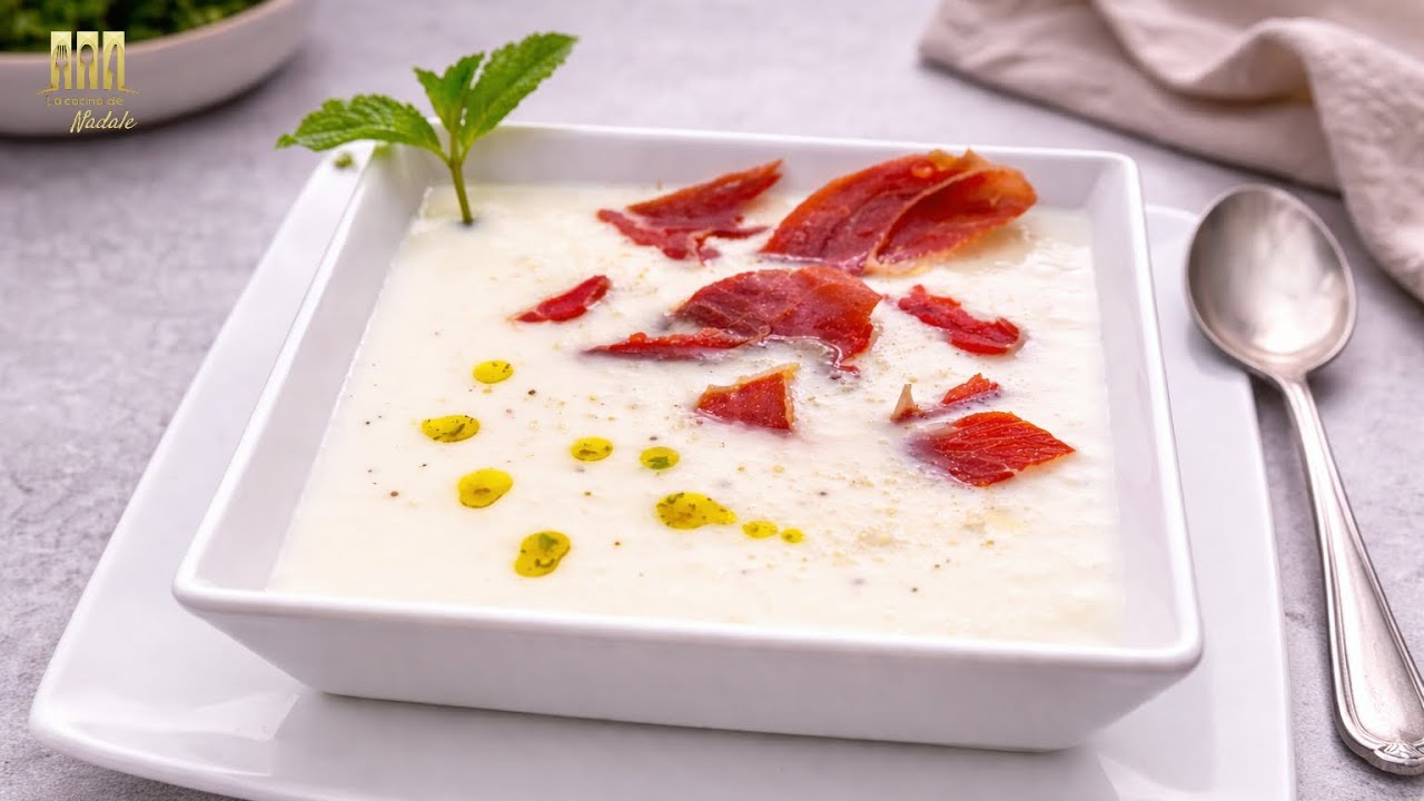 Дынный суп с хрустящей хамоном серрано | Monsieur Cuisine Connect
