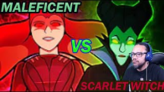 REACTION: Maleficent vs. Scarlet Witch - Rap Battle! - ft. HalaCG & DayumDahlia