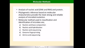 Microbial Taxonomy Part 5-AB