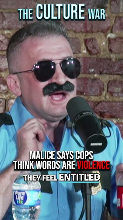 Michael Malice Says Cops Think Words Are VIOLENCE - YouTube