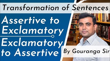 Assertive To Exclamatory | Exclamatory to Assertive | Transformation of Sentences in English Grammar