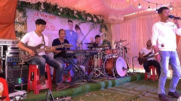 Nhạc Sống Đám Cưới|Nam lay Tay Anh | chú rể hát tặng  cô dâu  Quá chất | Thaituanvdrum  Band 4in1